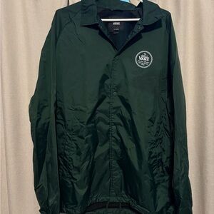 Vans Men's Dark Green Windbreaker